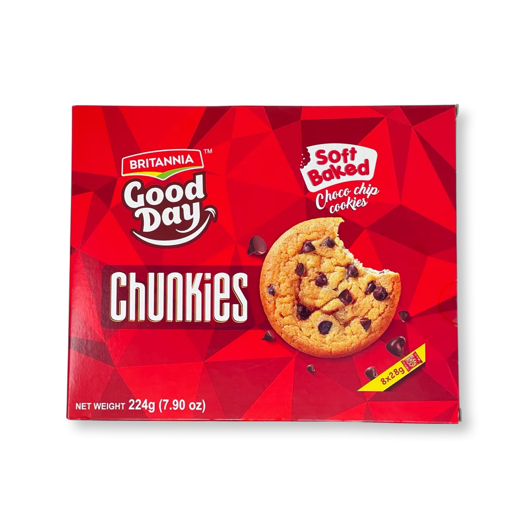 Britannia Britannia  Chunkies Choco Chip Cookies 224g 224g